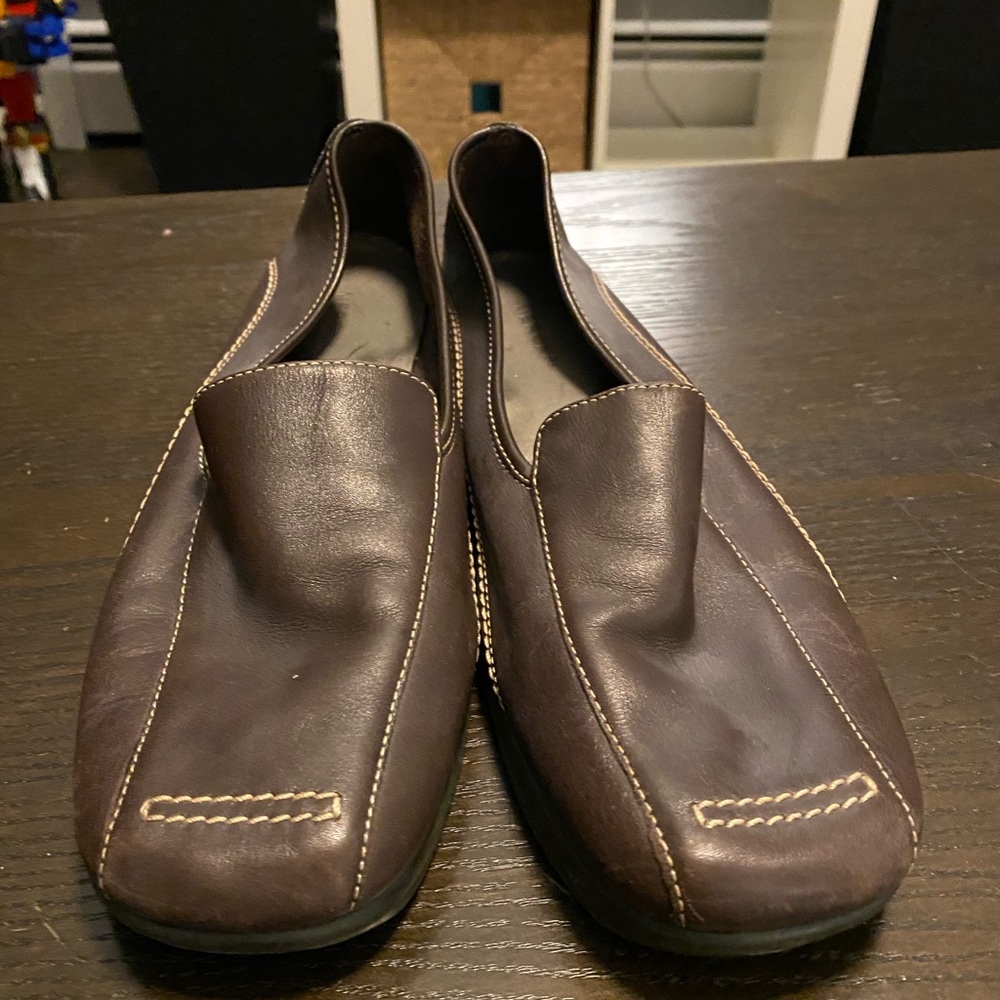Dark brown slide ons - Picture 3 of 6